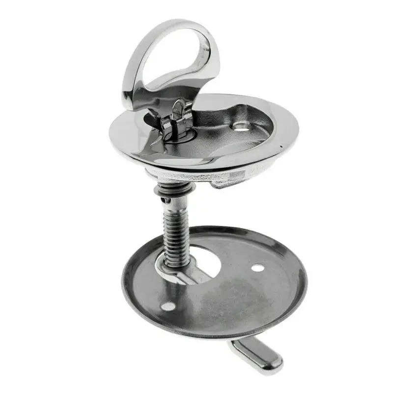 Marine Deck Hatch Lift Handle Set – 316 Steel Flush Pull Rings