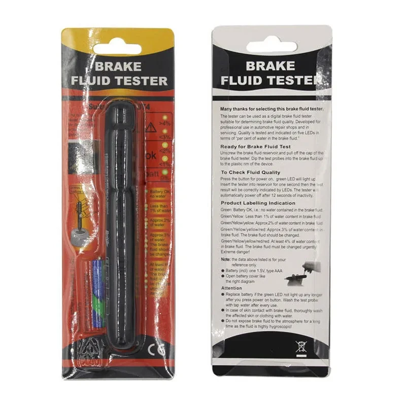 Digital Brake Liquid Tester Pen for Accurate System Diagnosis