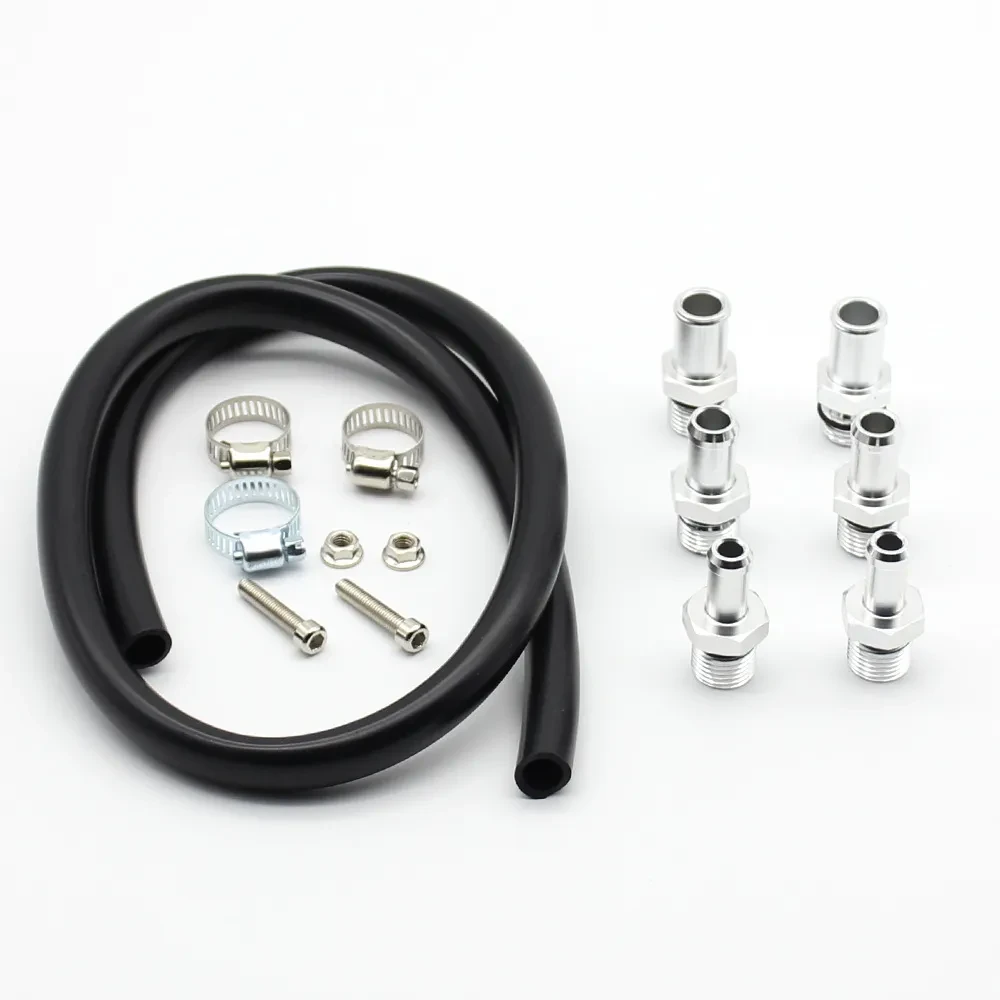 Universal 350ml Aluminum Engine Oil Catch Can with Bracket Kit