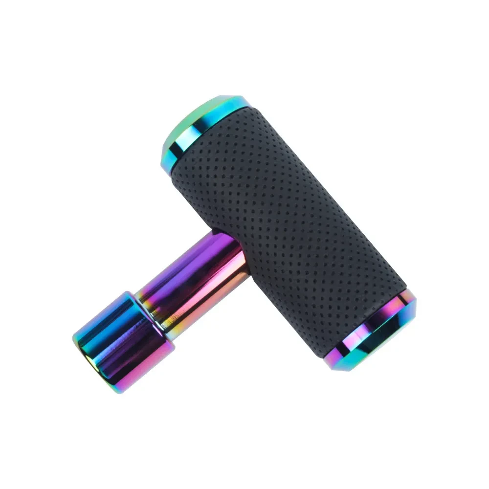 Leather Aero-Style Shift Knob Upgrade for Custom Vehicle Interiors