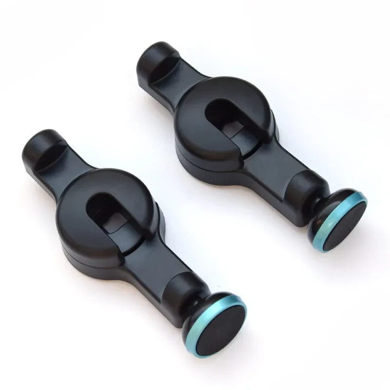 Hidden Car Seat Mount with Magnetic Phone Holder and Dual Hooks