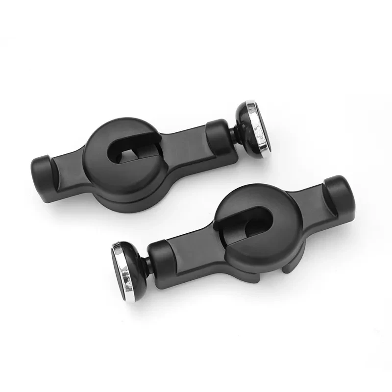 Hidden Car Seat Mount with Magnetic Phone Holder and Dual Hooks