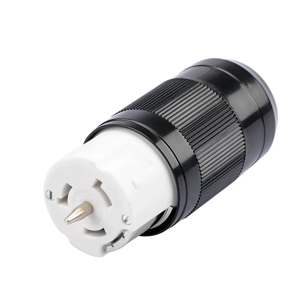 Marine & RV Electrical Pull-Handle Connector 125V/250V Durable Plug