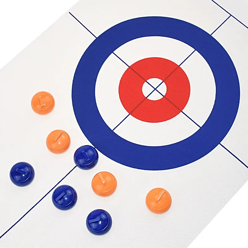 2-in-1 Bowling & Curling Table Game