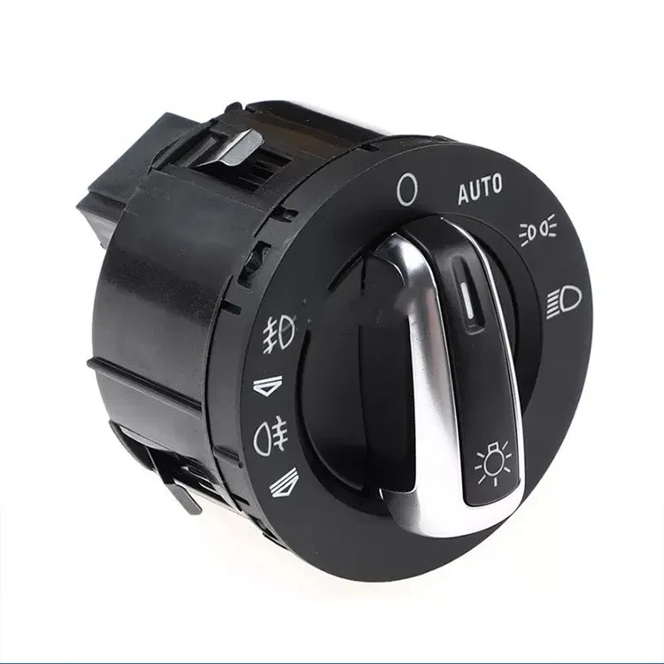 Black Fog Light & Headlight Control Switch for VW & Audi Models