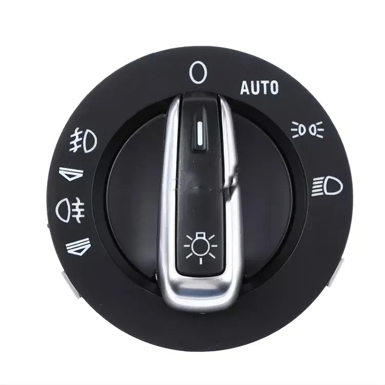 Black Fog Light & Headlight Control Switch for VW & Audi Models