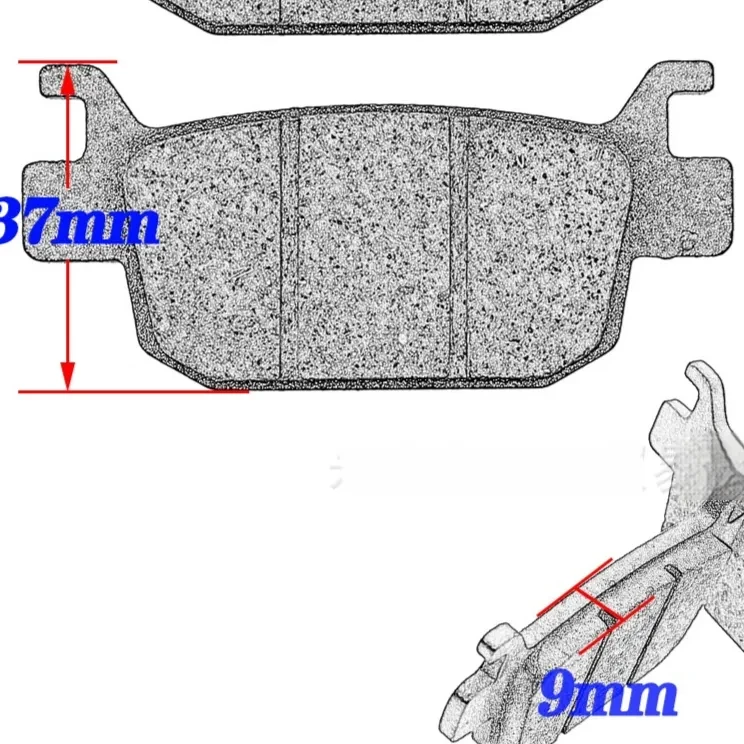 Friction Pads for Small Yellow Dragon 300 – High-Performance 1 Pair