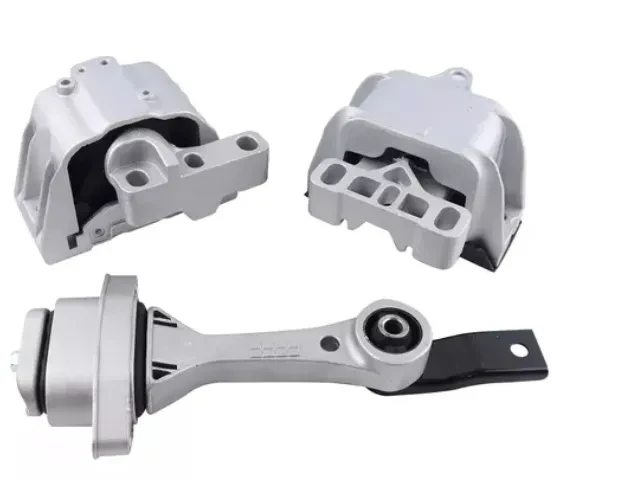 Set of 3 Alloy Engine Brackets for Jetta A4 2.0 – Durable Replacement