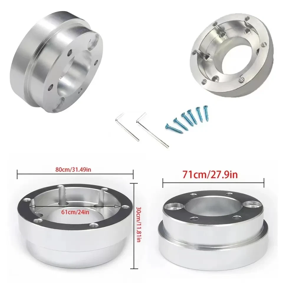 Aluminum Racing Wheel Base Adaptor Cushion Block for Game Machines