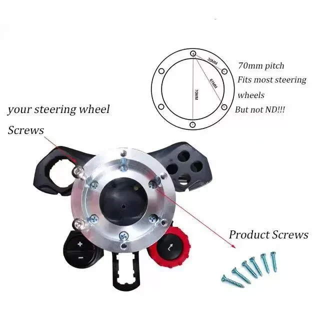 Aluminum Racing Wheel Base Adaptor Cushion Block for Game Machines