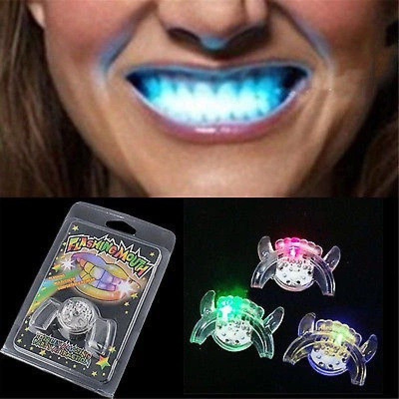 LED Light Up Flashing Mouth Piece