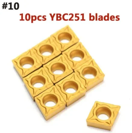 High-Grade CCMT060204 Turning Inserts for Steel Finishing Tasks