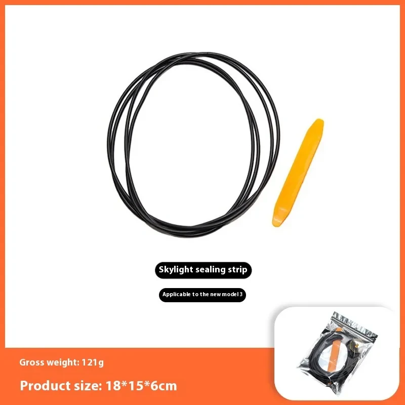 Black Sunroof Sealing Strip for Waterproofing & Noise Reduction