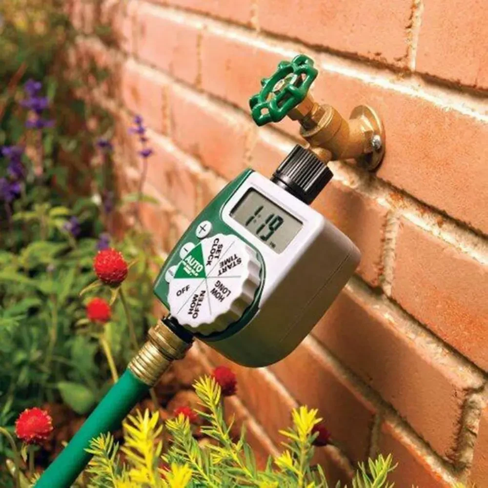 Smart LCD Watering Timer for Garden Hose & Sprinkler Systems
