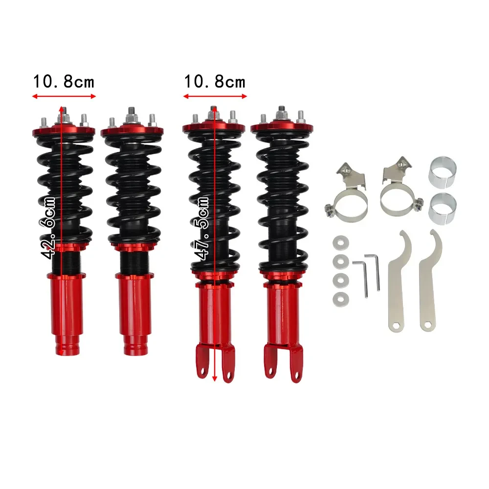 Premium Coilover Shock Kit for Honda Civic 96–00 – Steel Performance Upgrade