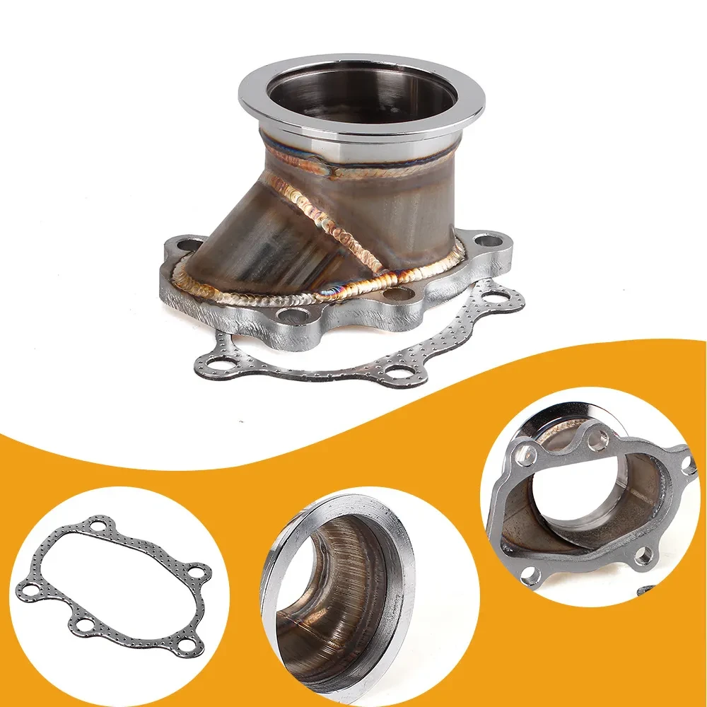 5-Hole Turbocharger Flange Base BOV085 with Stainless Steel Gaskets