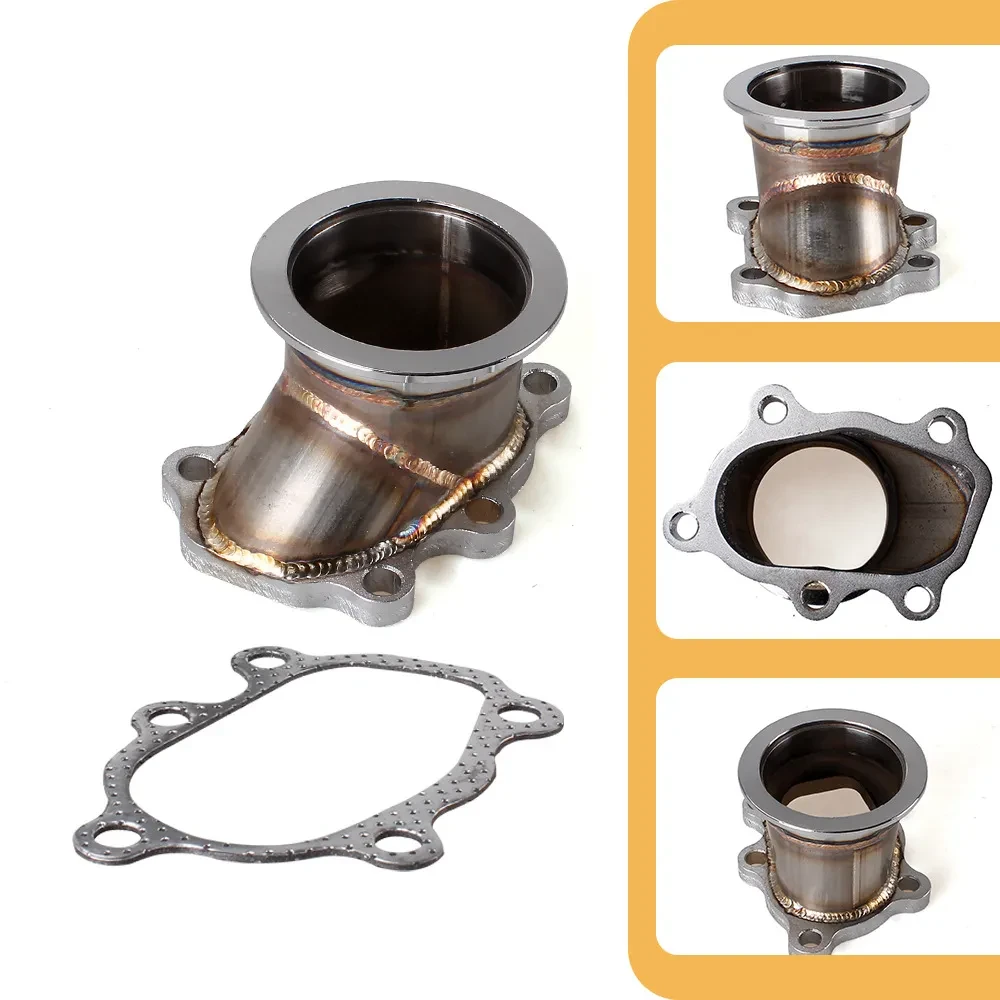 5-Hole Turbocharger Flange Base BOV085 with Stainless Steel Gaskets