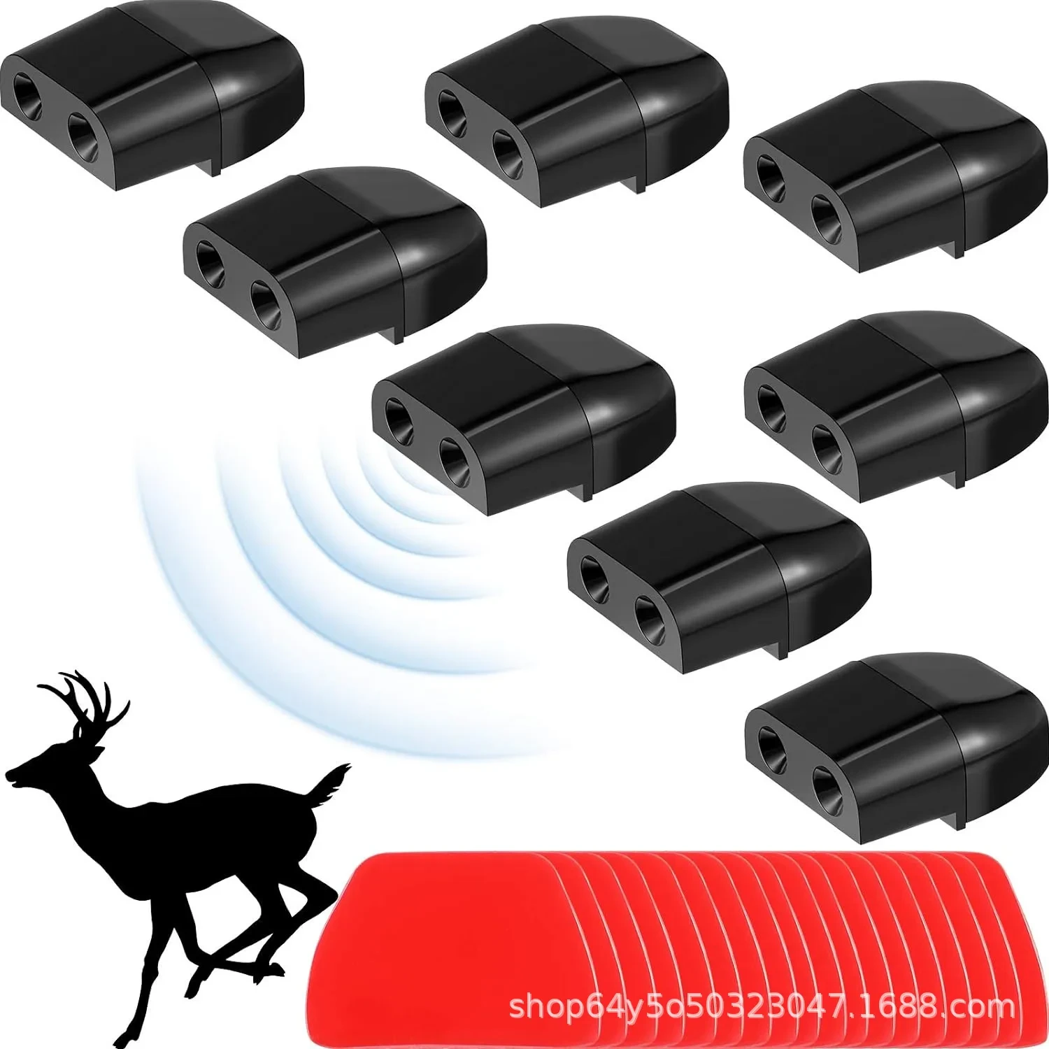 Vehicle Wildlife Alert Horn 4-Pack – ABS Safety Driving Tool