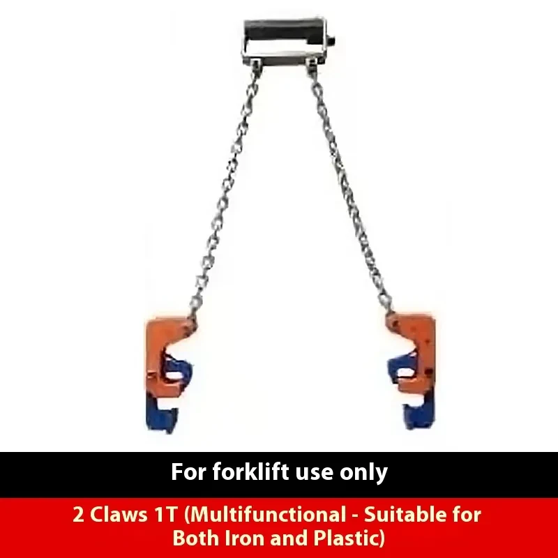 Heavy-Duty Drum Lifting Clamp for Forklifts and Warehouse Handling