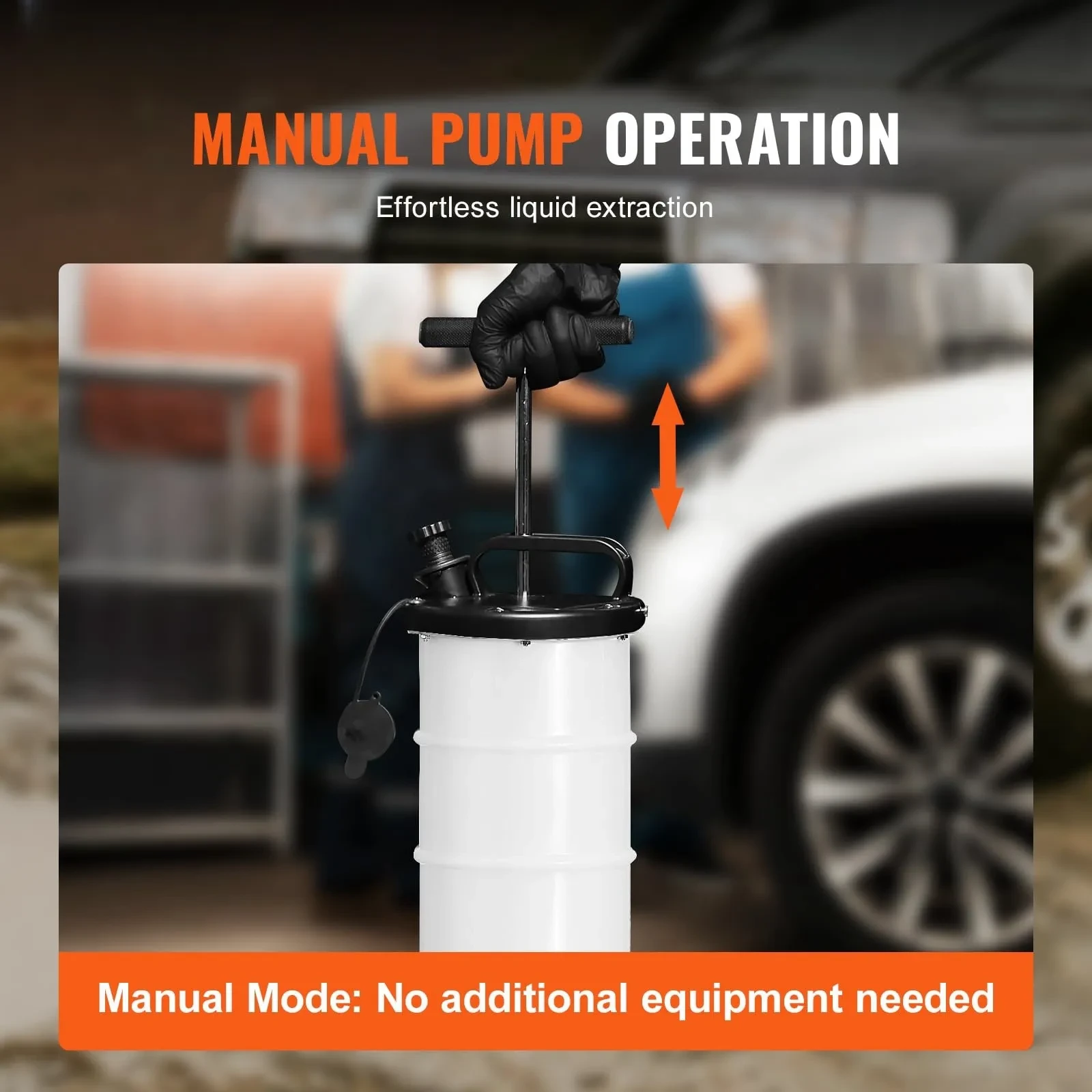 High-Volume Manual Engine Oil Extractor for Vehicles and Workshops