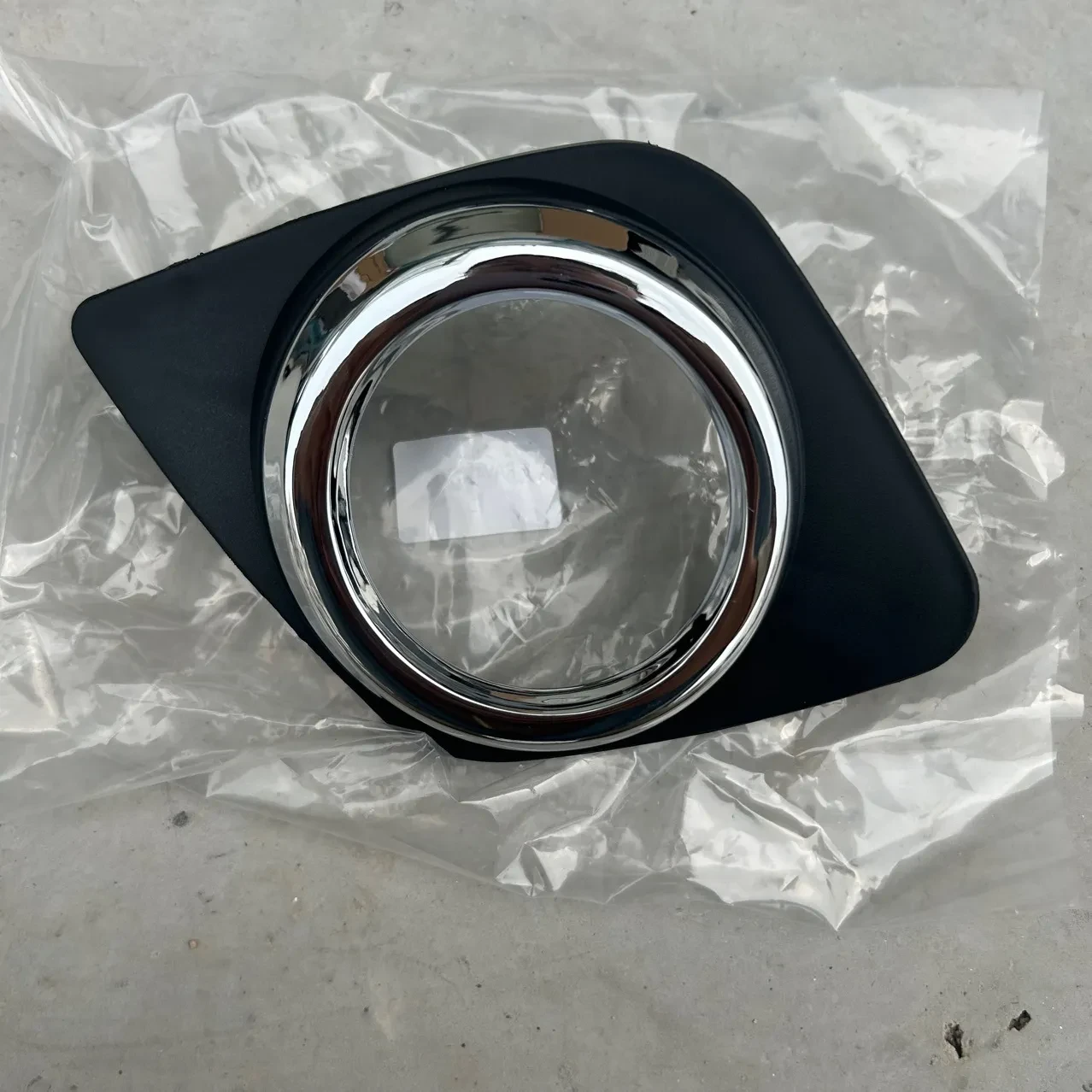 Sleek Black Fog Light Trim Frame for RAV4 – Small Bumper Accent