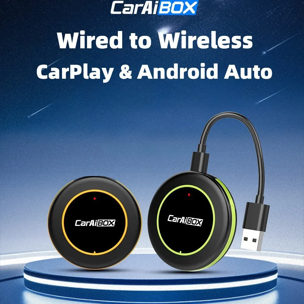Wireless Vehicle Adapter Module – CarAI C6 Type-C & USB Connector