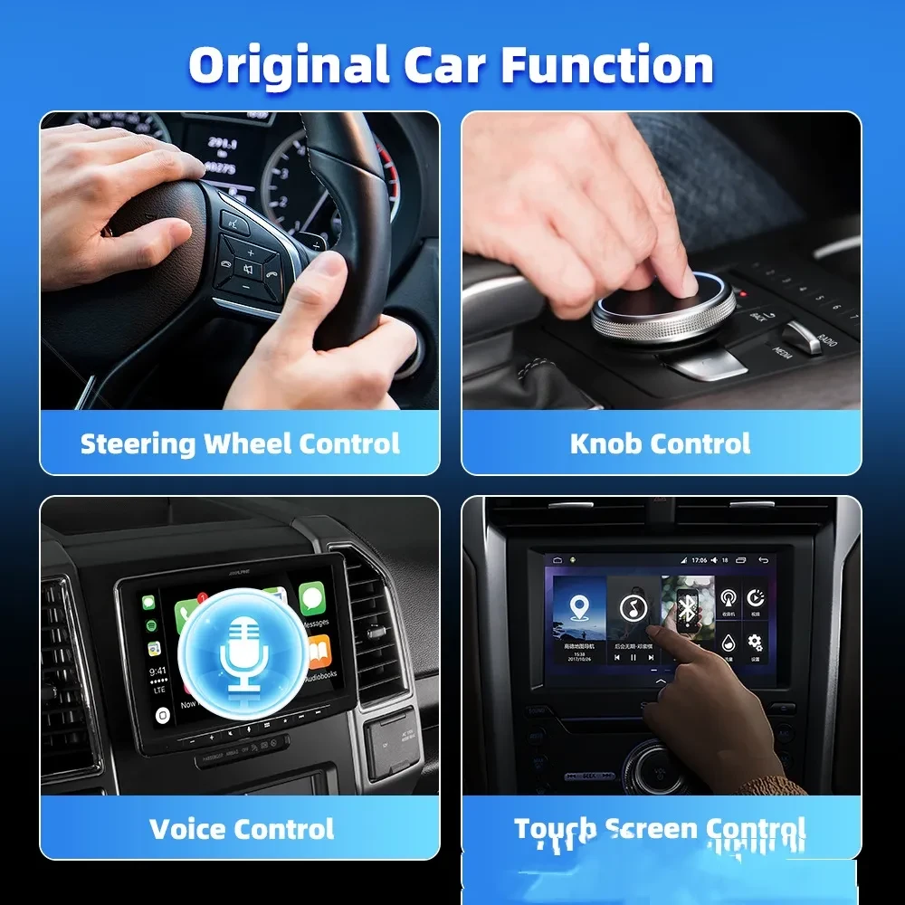 Wireless Vehicle Adapter Module – CarAI C6 Type-C & USB Connector