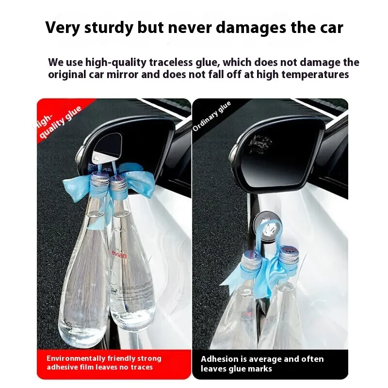 Universal Frameless Small Round Rearview Mirror – One-Pair Set