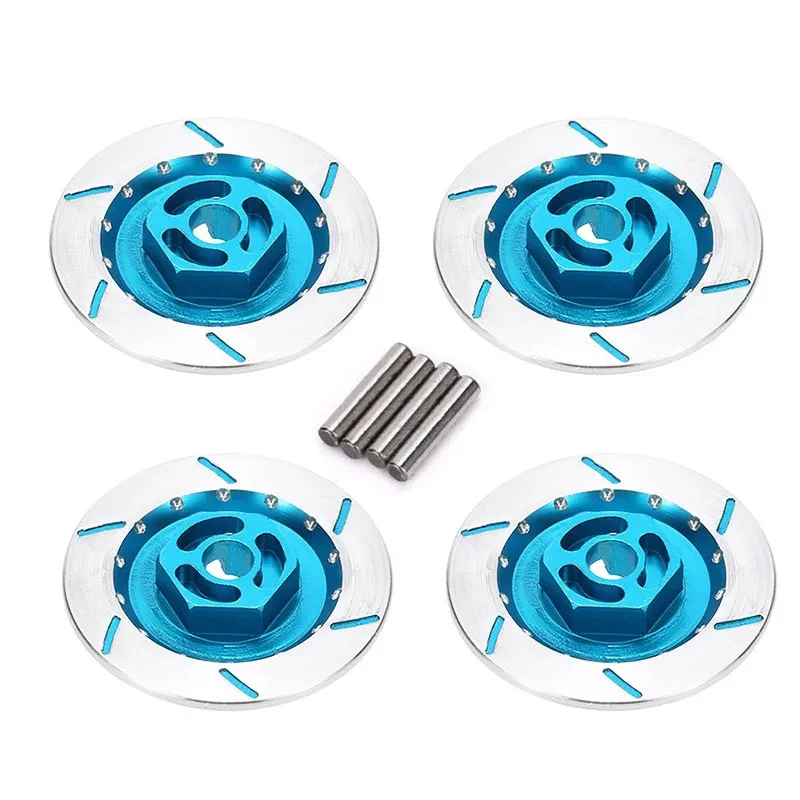 Colorful Alloy Model Brake Discs for 1:10 Scale Sports Cars