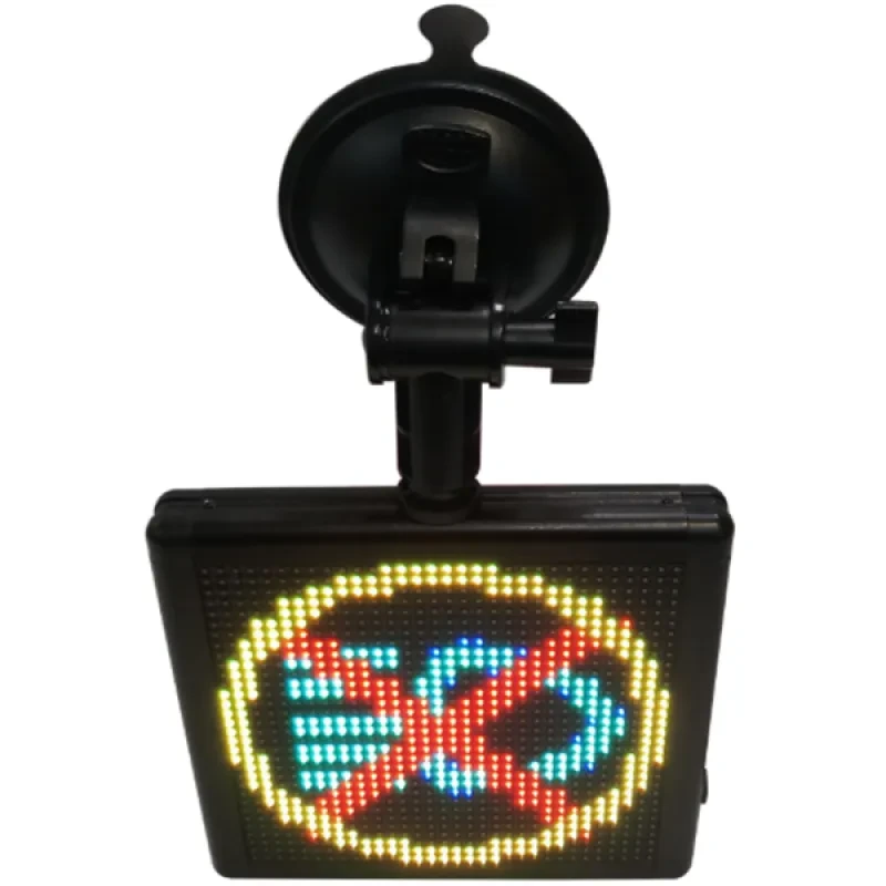 Square LED Car Display Screen β Full-Color Emoticon Expression Lamp