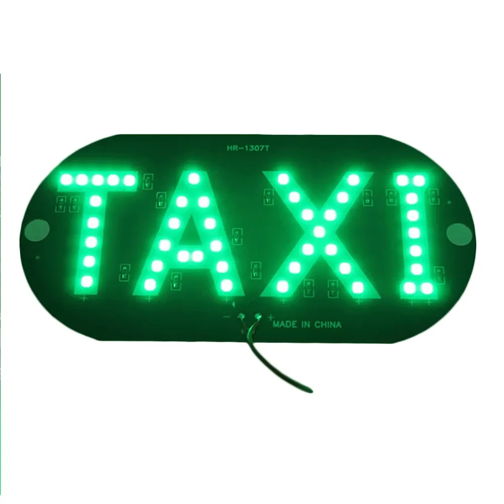 LED Taxi Empty Sign Light – Multi-Color Windshield Mount
