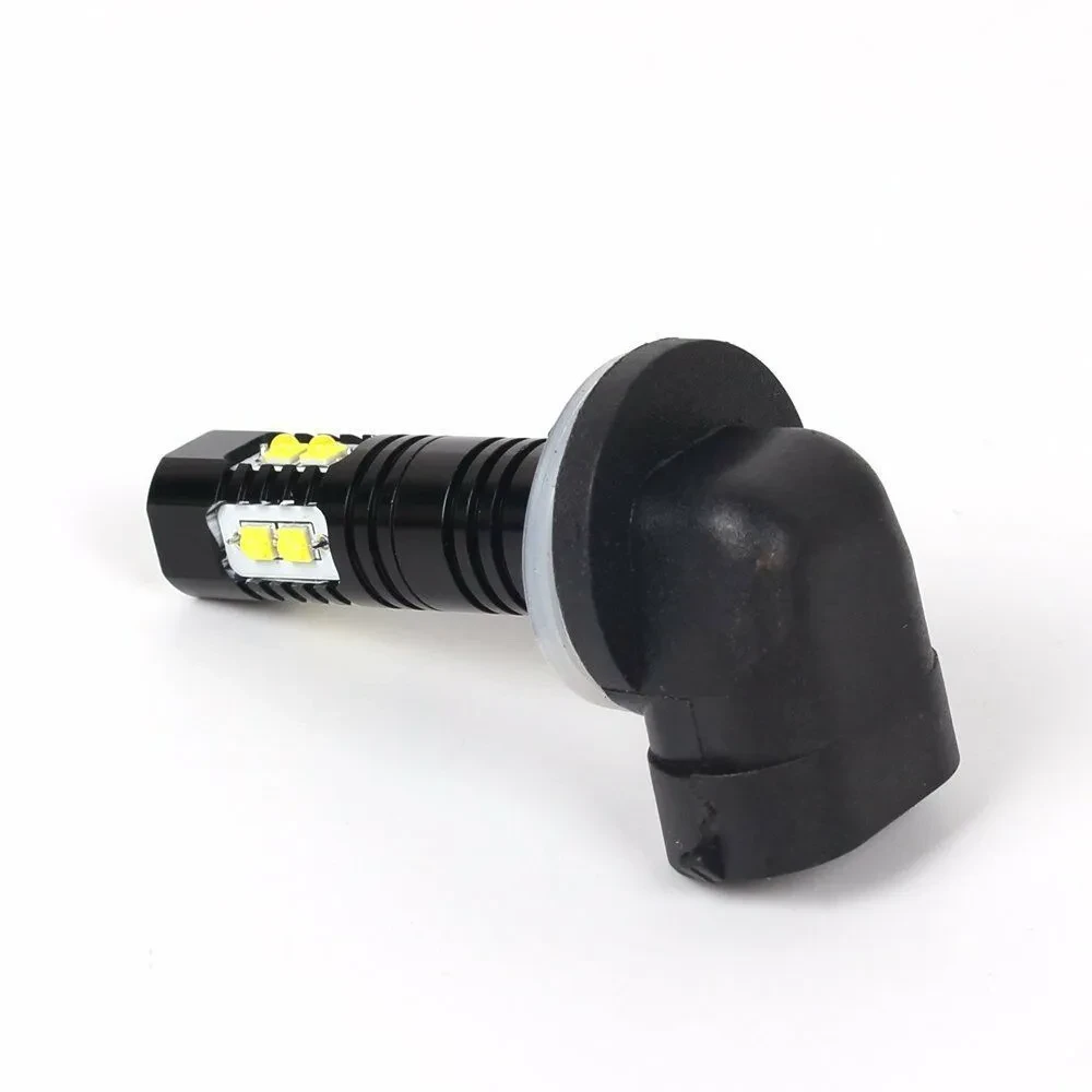 High-Power 10-SMD LED Fog Light – 50W White Car Lamp Black Shell
