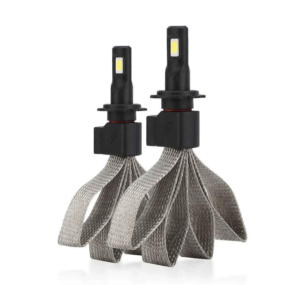 High-Brightness LED Headlight Bulbs – H1 H3 H7 6000K 50,000h