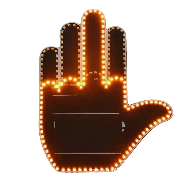 LED Car Gesture Light with Remote β Fun Hand Signal Display Lamp