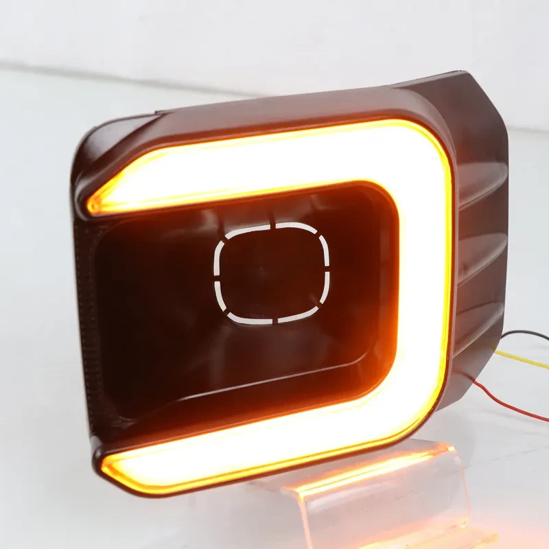 Hilux Dual-Color Low-Profile DRL | Yellow & White Daytime Lamp