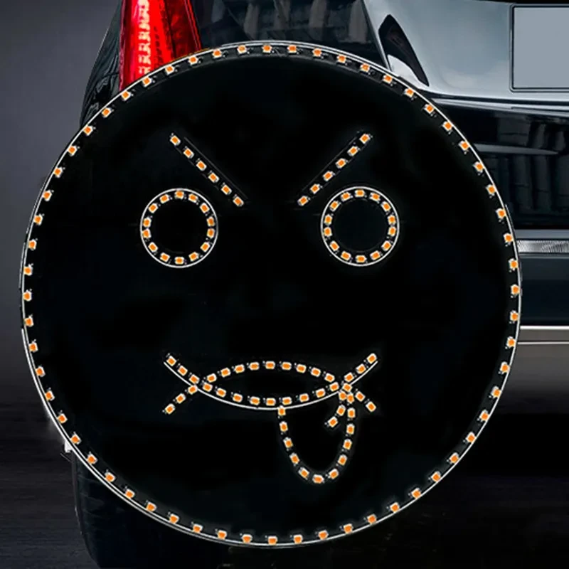 LED Rear Window Expression Light | Animated Car Warning Lamp