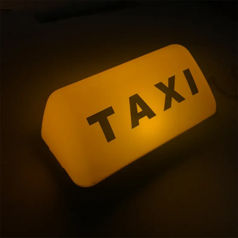 Dual-Color Taxi Roof Light | HD-400 COB Ceiling Lamp for Cars