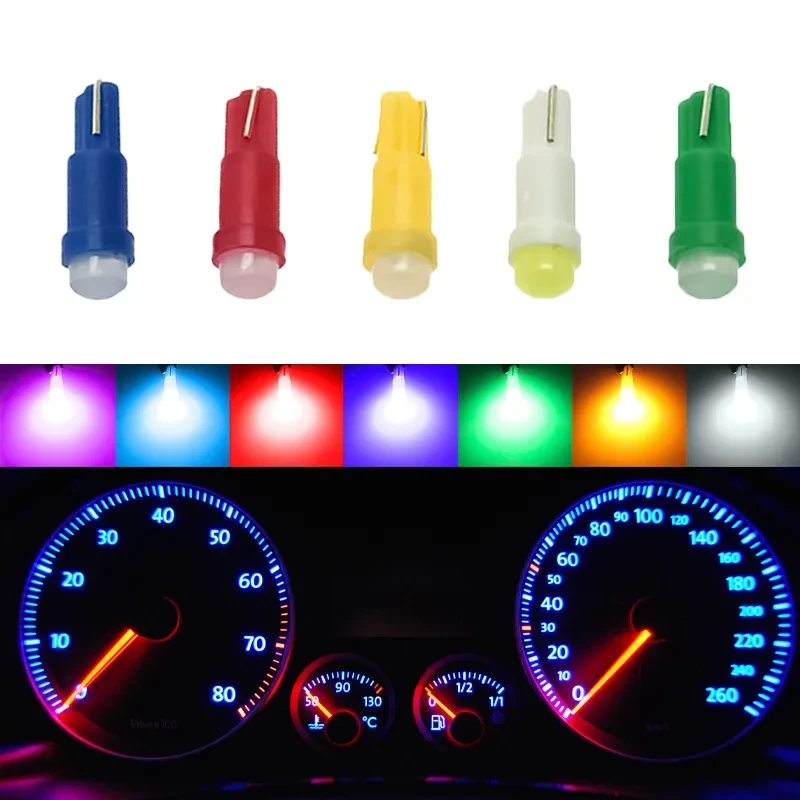 3D COB T5 LED Indicator | Multi-Color Car Instrument & Accent Lamp