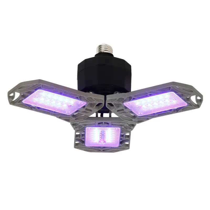 Foldable LED Garage Lamp | Tri-Leaf & Quad-Leaf Adjustable Bulb