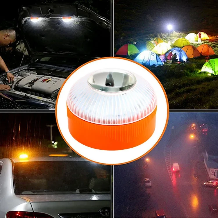 High-Visibility V16 LED Alert Lamp | Multi-Color Vehicle Warning Light