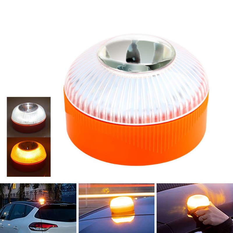 High-Visibility V16 LED Alert Lamp | Multi-Color Vehicle Warning Light