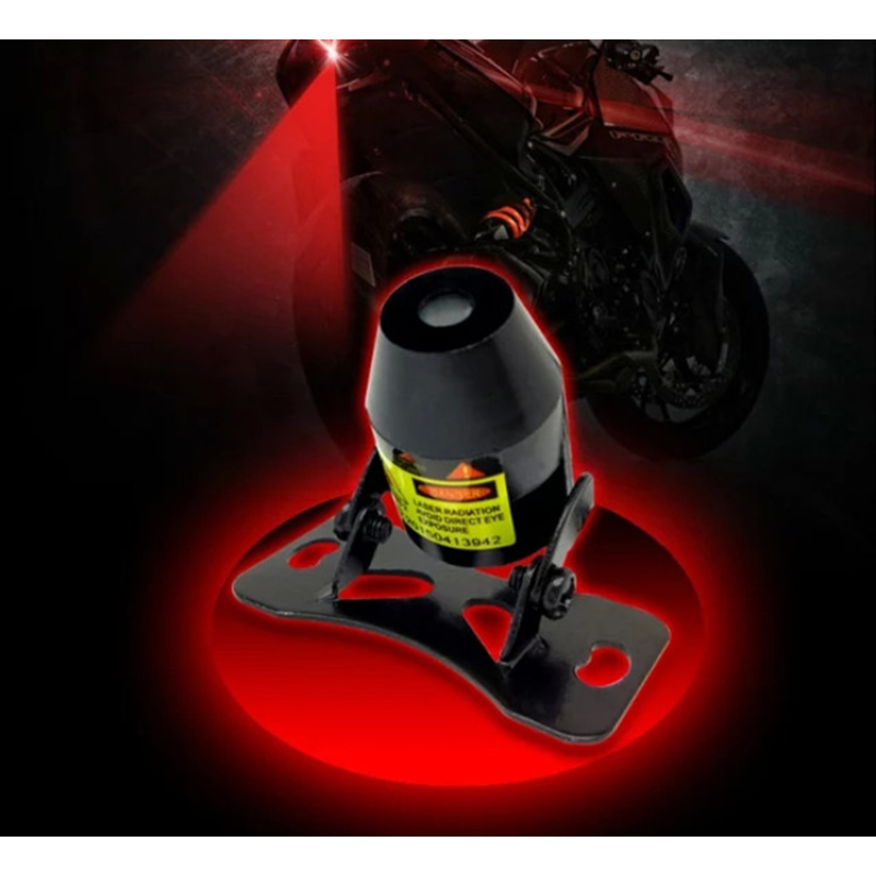 High-Intensity Safety Laser Beam for Vehicle Collision Prevention