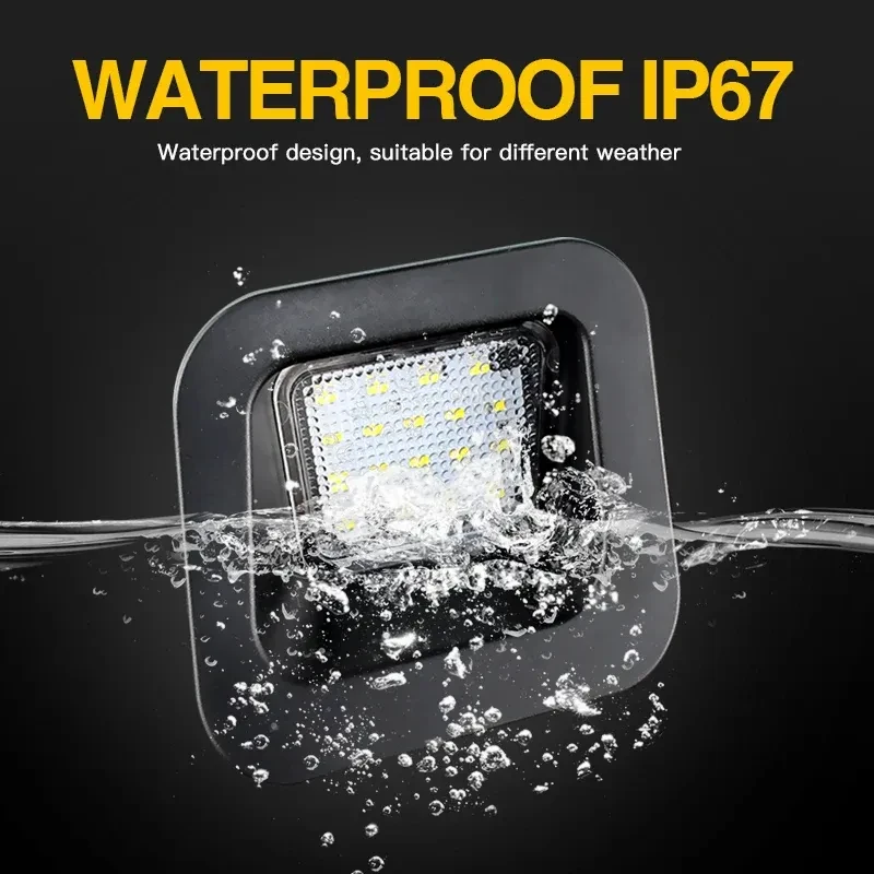 Bright White LED License Plate Lamp for Dodge Ram Pickup Trucks