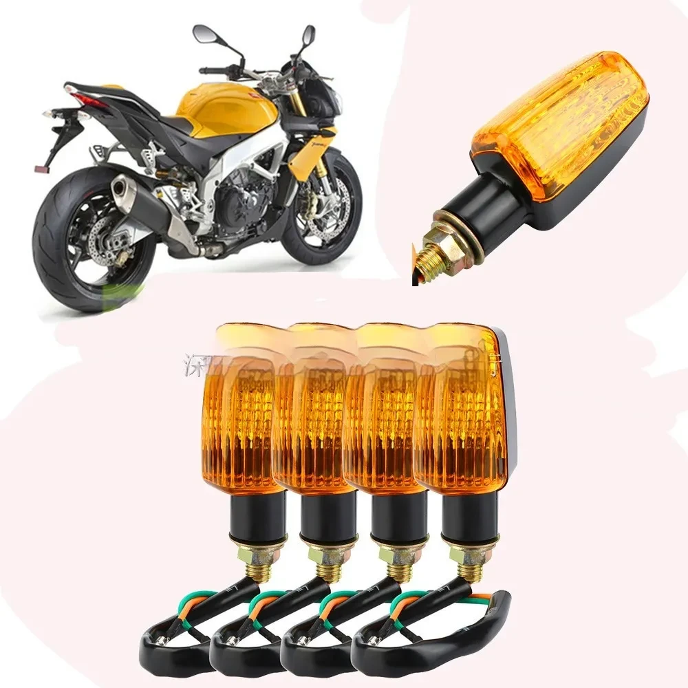 Amber LED Turn Signal Light for Leopard, Suzuki, and Haojue Bikes