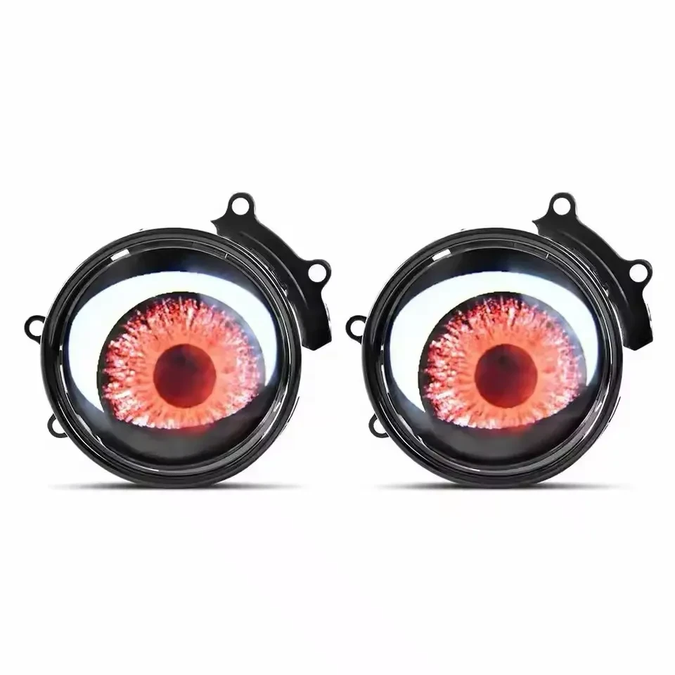 3-Inch LED Demon Eye Projector Light for Cars & Motorcycles