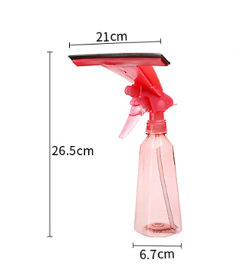 AquaReach Extendable Glass Sweeper with Built-In Spray System