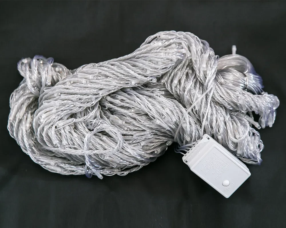 Outdoor Net and Water String Lights for Garden Decor