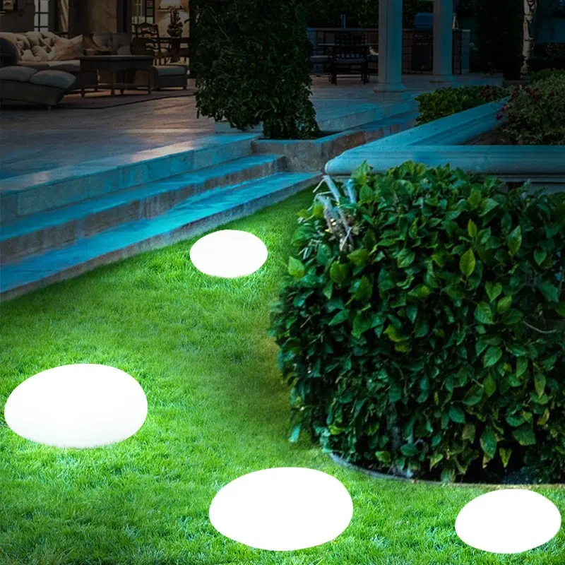 Solar LED Grass Lamp with RGB Color and Remote Control