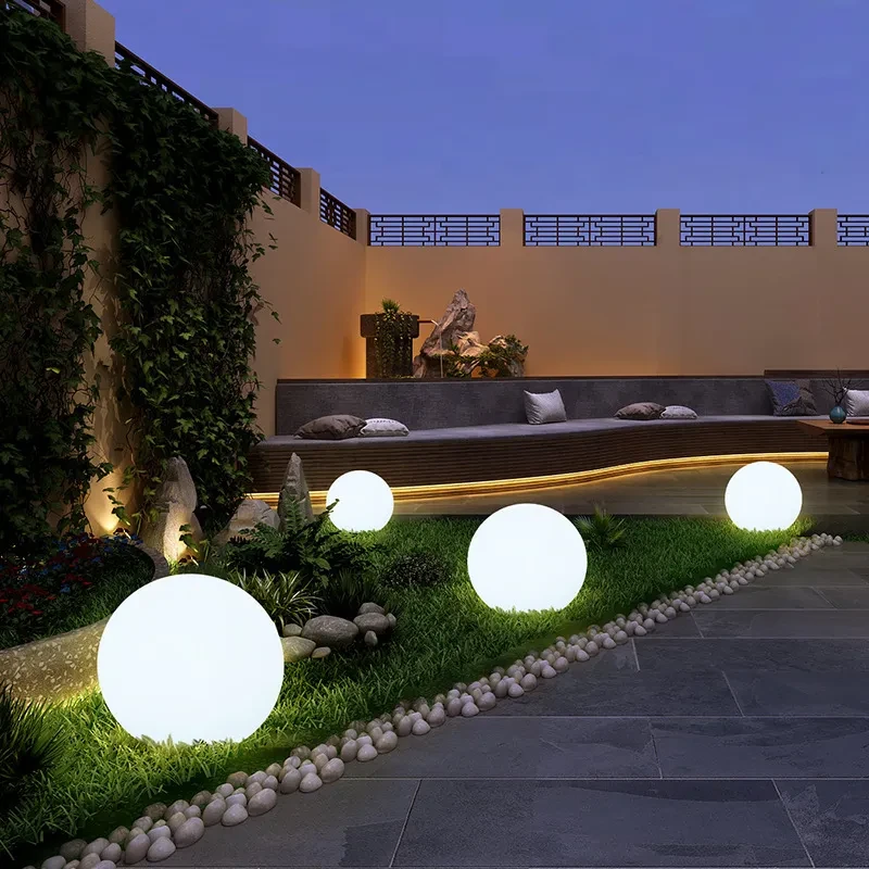 VividGlow Outdoor LED Orb Lights Waterproof for Pool and Garden