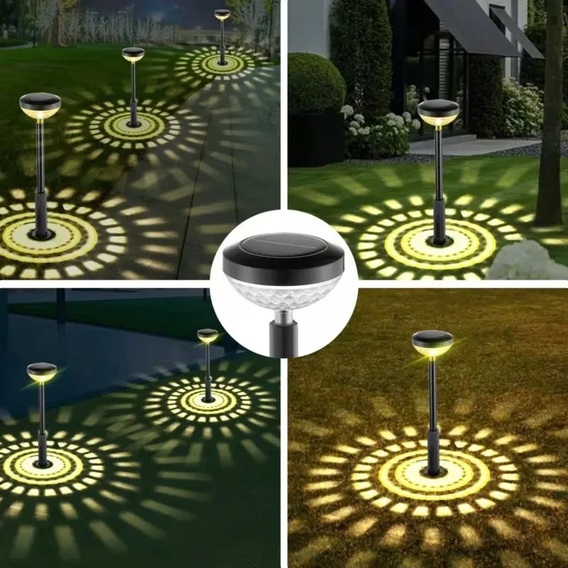 Solar LED Lawn Light with Colorful Water Droplet Projection